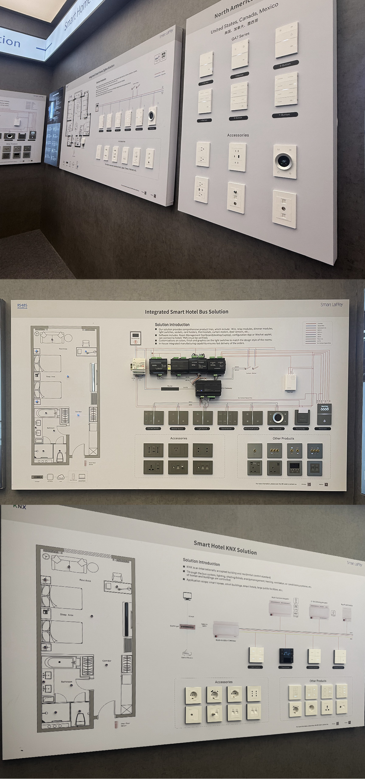 KNX, Zigbee and RS485 Smart Control Solutions