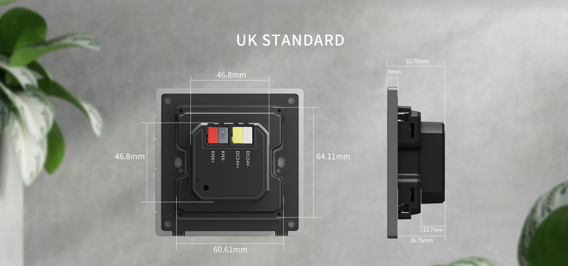 V8-Z8 knx smart switch UK standard