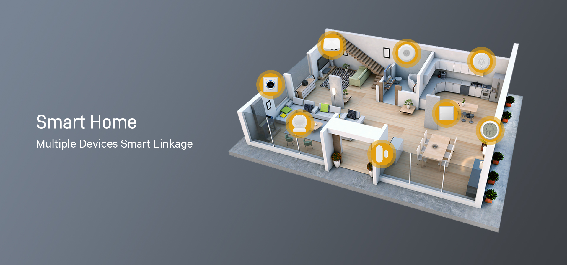 tuya zigbee smart linkage of home devices 