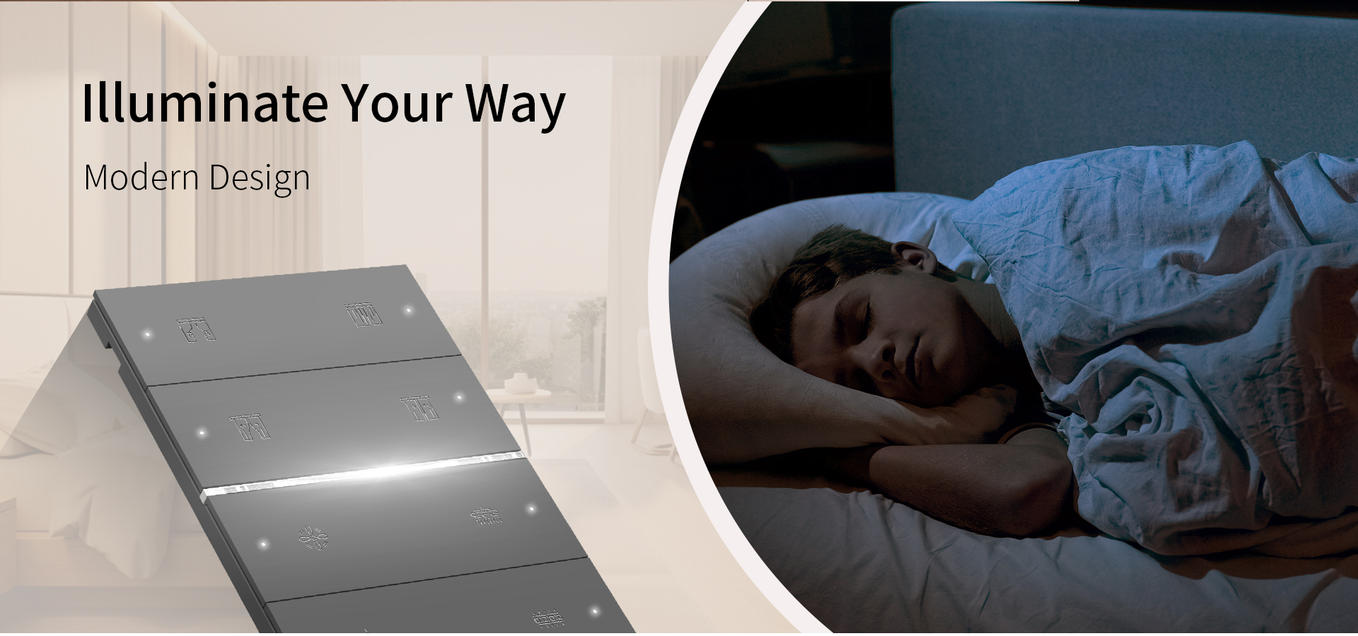 Smart Switch with Illuminated Status Buttons