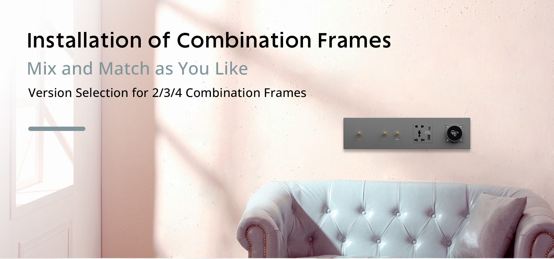 RS485 Wall Switch for Light Control